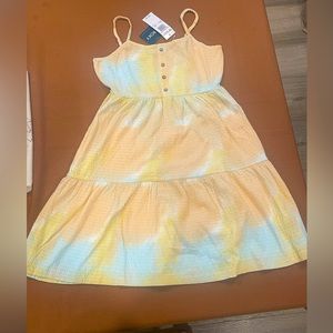 NWT Roxy Beach Hangs Tie Die Dress Size Large.